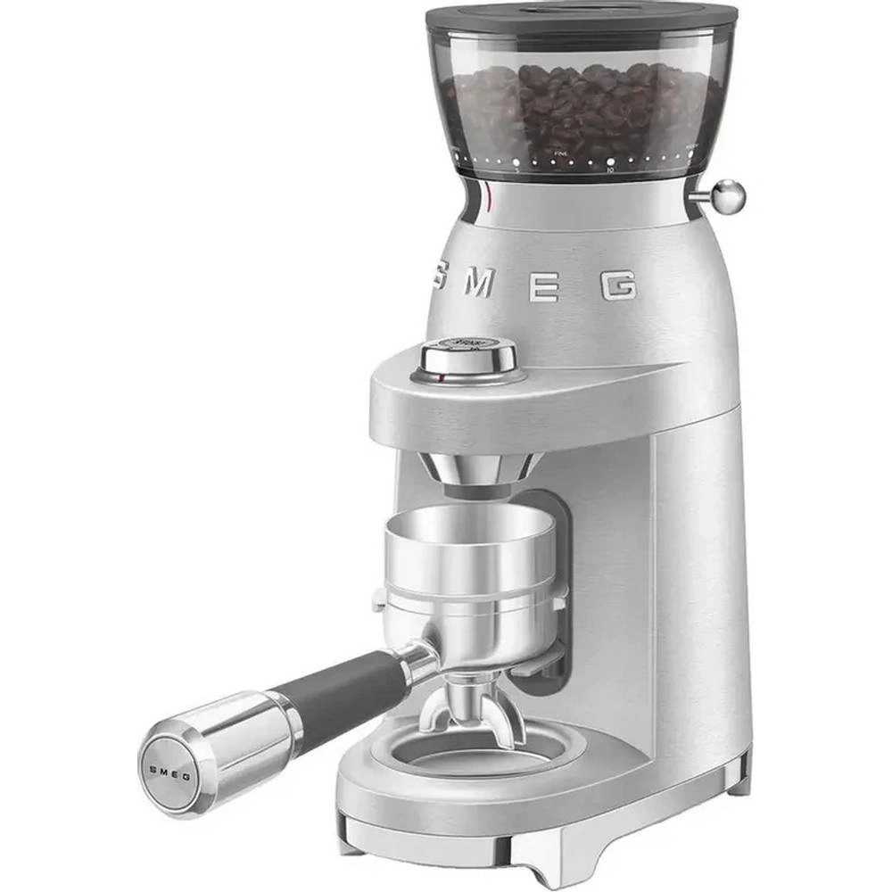 Кофемолка Smeg CGF02SSEU серебро