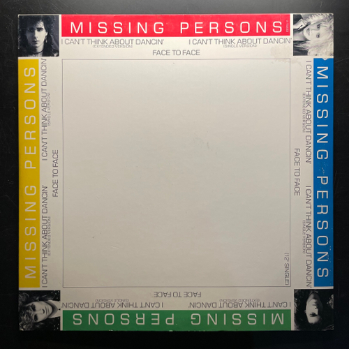 Missing Persons ‎– I Can't Think About Dancin' (США 1986г.) EP