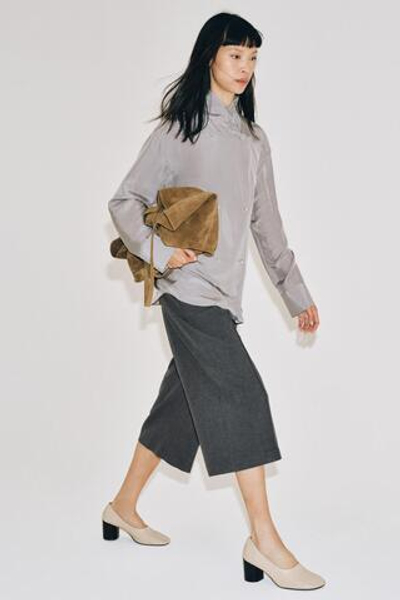 РУБАШКА С ЗАПАХОМ ИЗ 100% ШЕЛКА — ZW COLLECTION — ZARA