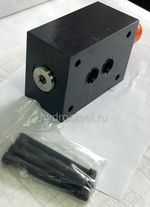 DBDS20P1X/400 - Предохранительный клапан прямого управления Ду20, давление регулировки до 400 бар, тип монтажа - на плиту, элемент регулировки S = винт