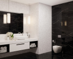 Staro Oasis Conical Black High Gloss 60x60