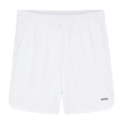 Мужские теннисные шорты BOSS TOC Game 9 inch - white