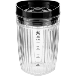 Zwilling Бутылочка для блендера Enfinigy с вакуумной крышкой 300 мл черная EAN 4009839544453