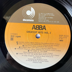 Винтажная виниловая пластинка LP ABBA АББА Greatest Hits Vol. 2 (Япония 1979) (Оби)