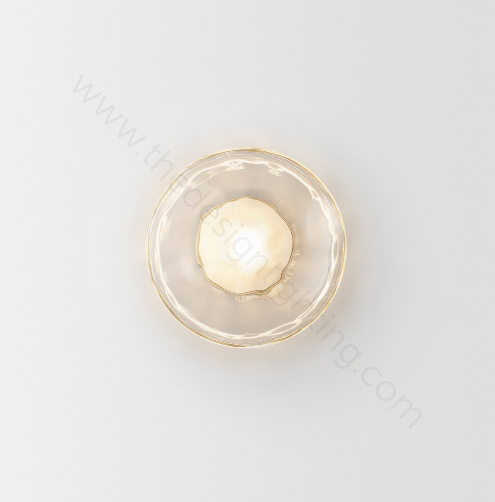 Wall design lamp  Ceto by Ross Gardam 1 lampshade  (Gold)
