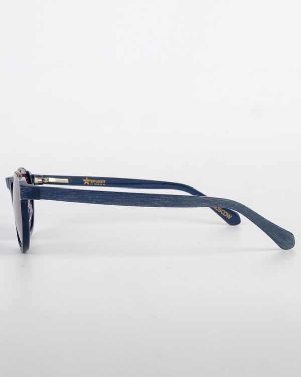 Очки солнцезащитные Spunky Oliver 6 Blue Wood / Gradient grey lens - фото 3