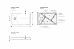 Акриловый душевой поддон Тач Черный (структура)