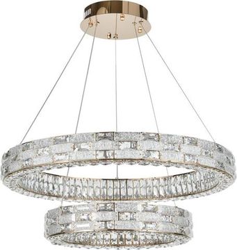 Люстра подвесная LED 120W 2800К-6500К 4014/03/02P золото Gabbana Stilfort