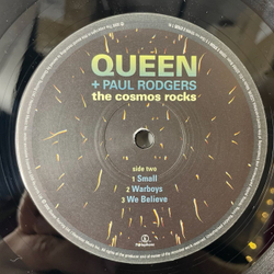 Винтажная виниловая пластинка LP Queen and Paul Rodgers The Cosmos Rocks (EU 2008)