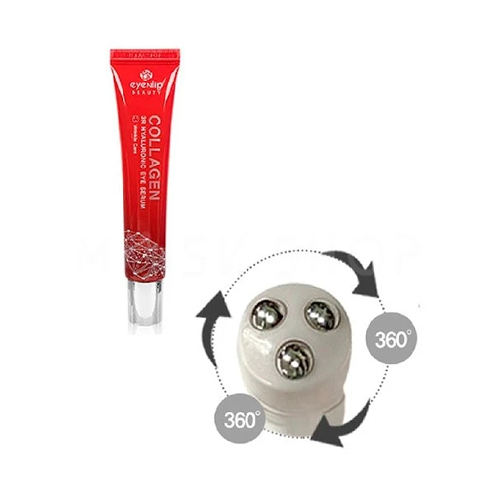 Сыворотка для кожи вокруг глаз с коллагеном Eyenlip Collagen 3R Hyaluronic Eye Serum, 25 мл