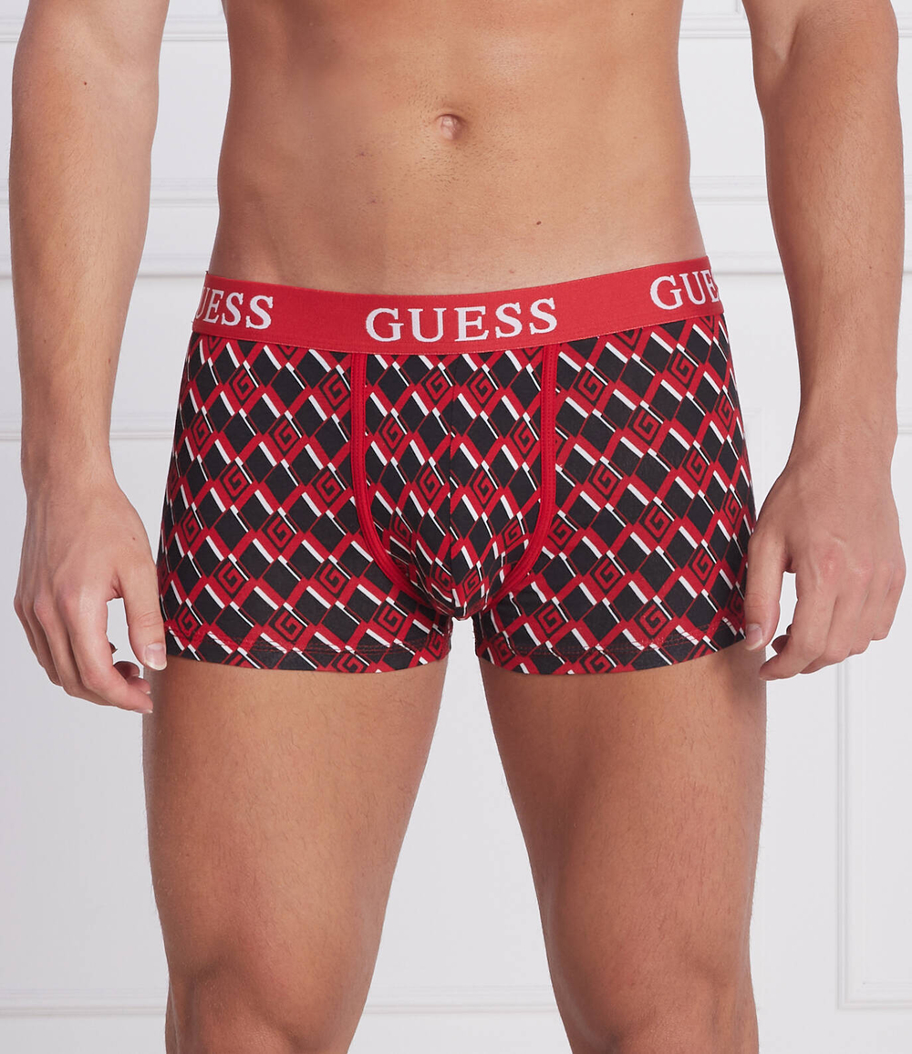 Трусики-боксеры 3шт. Guess Underwear - красный(U2BG05 K6YW0)