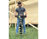 Мотобур (бензобур) FF140 PRO бур двойной 200 мм HOLZFFORMA
