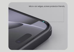 Чехол от Nillkin c поддержкой беспроводной зарядки MagSafe для iPhone 16 Pro Max, серия Super Frosted Shield Pro Magnetic Case