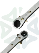 Ключ гаечный (трещотка) Mastercool четырёхгранники 1/4"-3/16", шестигранники 1/2"-9/16