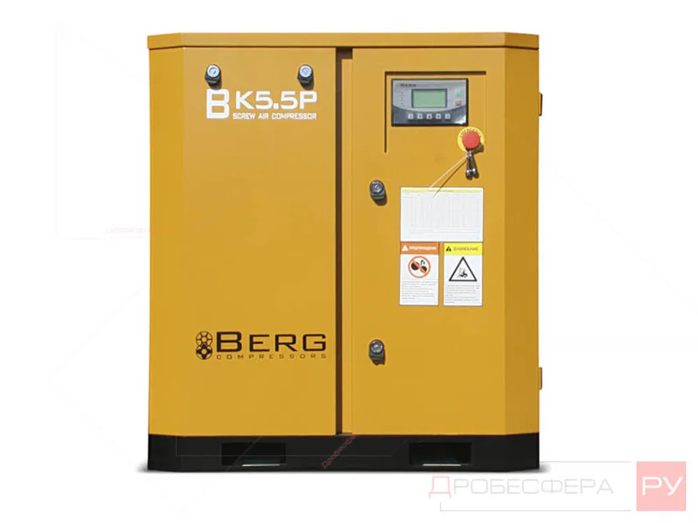 Винтовой компрессор Berg ВК-5,5Р-Е/12-IP54