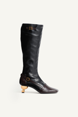 ZARA САПОГИ С КОНТРАСТНЫМИ ДЕТАЛЯМИ - LIMITED EDITION, РАЗНОЦВЕТНЫЙ