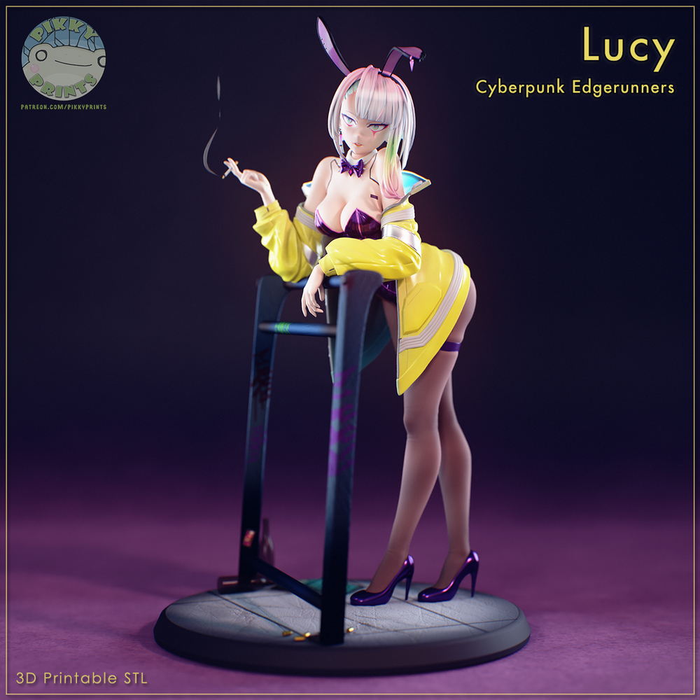 Зайка Люси Киберпанк: Бегущие по краю Фигурка Lucy Cyberpunk: Edgerunners