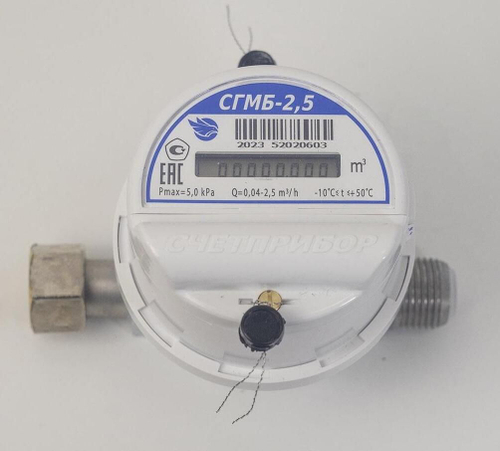 Счетчик газа СГМБ G2,5 (Орел, 2026)