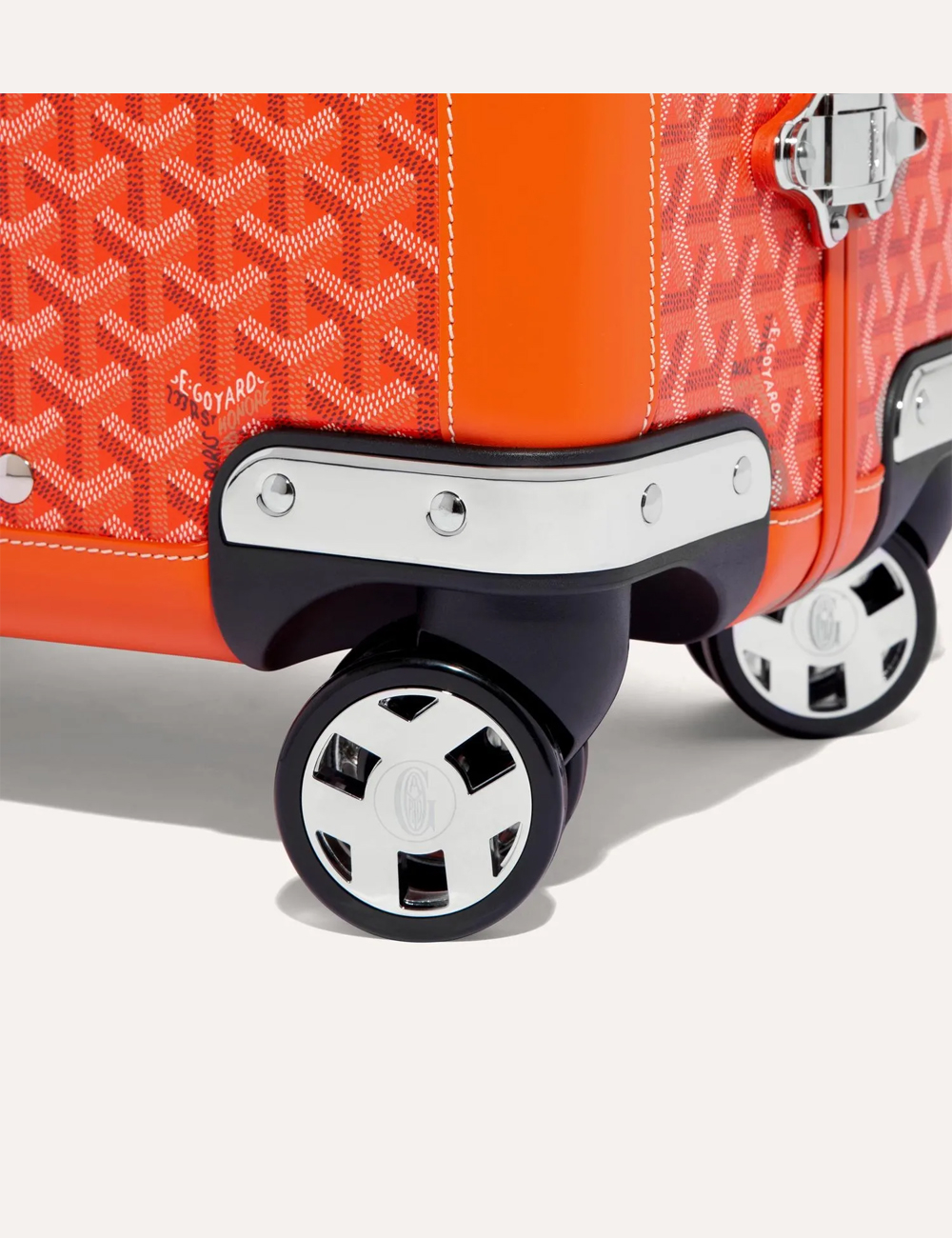 Чемодан Goyard Bourget PM Trolley Case "Orange"