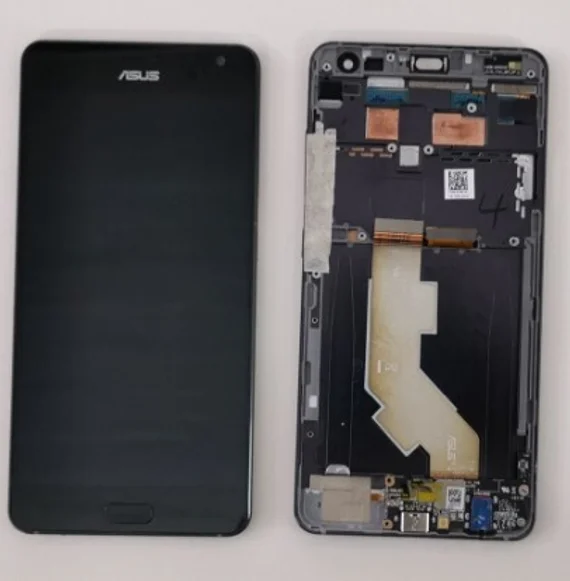 Дисплей для ASUS ZenFone ZF4 AR ZS571KL в сборе с тачскрином на рамке (Black)