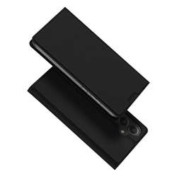 Чехол книжка черного цвета для Samsung Galaxy A55 5G, серия Skin Pro Series от Dux Ducis