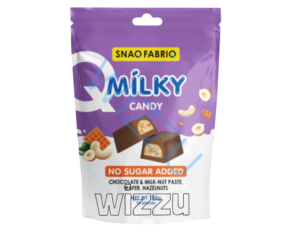 Шоколад  молочный SNAQ FABRIQ с фундуком и хрустящим тестом 130г