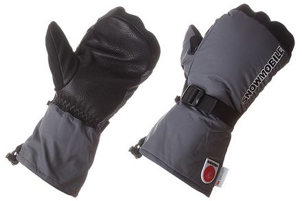 Варежки HIGASHI Snowmobile Grey XL