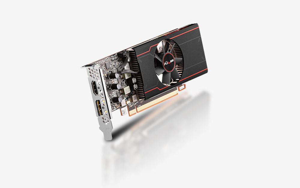 Видеокарта Sapphire Pulse PCI-E AMD Radeon RX 6400 4Gb (64bit/GDDR6/DP/HDMI/RTL) 11315-01-20G
