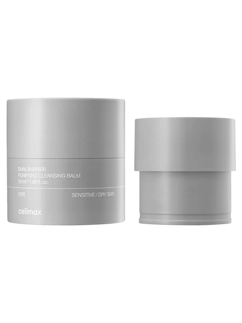 Celimax Гидрофильный бальзам для чувствительной кожи + сменный блок Dual Barrier Purifying Cleansing Balm 50 мл х 2 шт