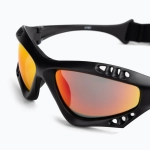 Спортивные очки OCEAN Australia Matt Black / Revo Orange Polarized lenses