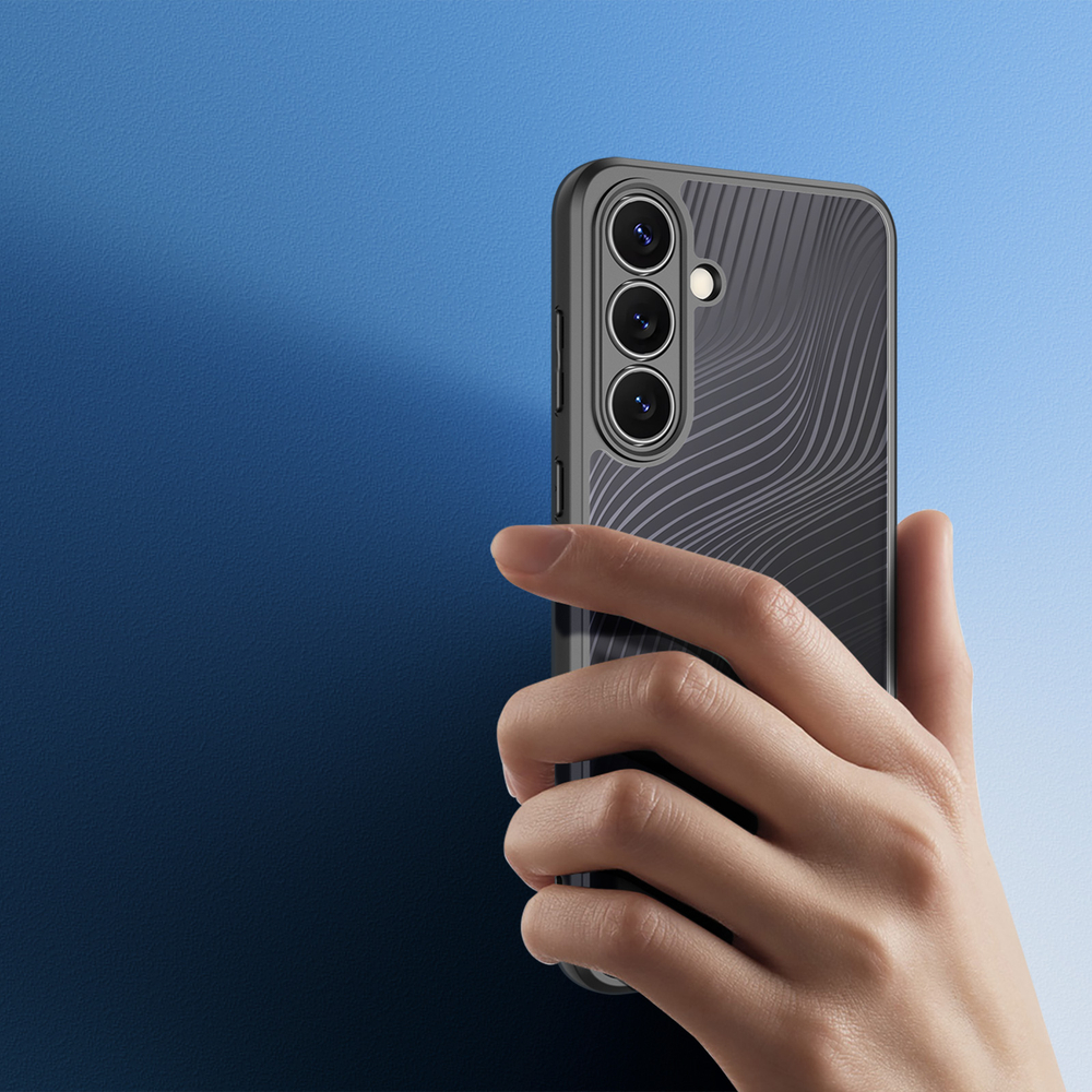 Чехол с мягкими черными рамками для Samsung Galaxy S25 FE, Dux Ducis, серия Aimo Series Case