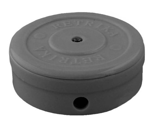 Распаечная коробка D95, Серый, Retrika RR-090210 / Ø 90 мм