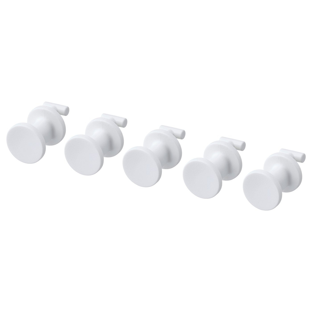 IKEA SKÅDIS  (ИКЕА СКОДИС)  -  Крючок - белый 19 мм