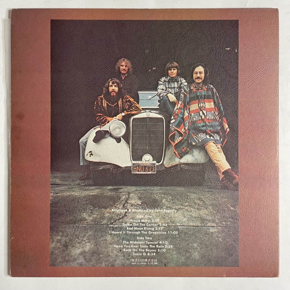 Винтажная виниловая пластинка LP Creedence Clearwater Revival Gold (Japan 1973) (No Obi)