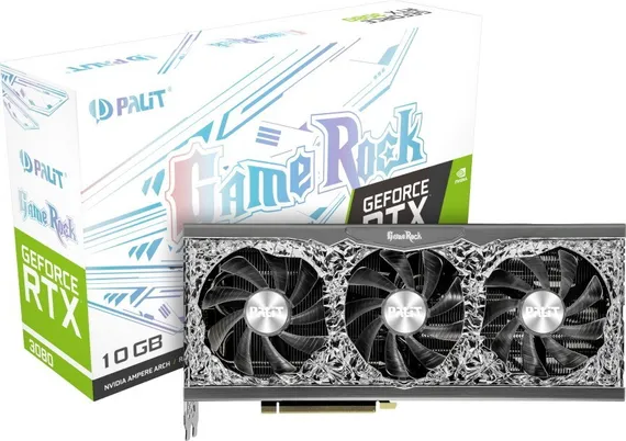 Видеокарта Palit GeForce RTX 3080 GameRock