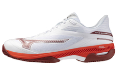 Теннисные кроссовки Mizuno Wave Exceed Court CC - fiery red/white/sun/dried tomato
