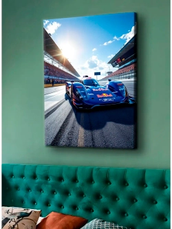 Картина Toyota ts040 hybrid, для интерьера 30х40см 1шт.