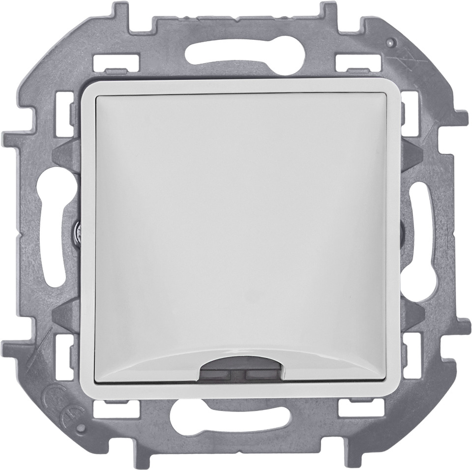 Вывод кабеля IP21 - Legrand Inspiria - с зажимом для кабеля - белый