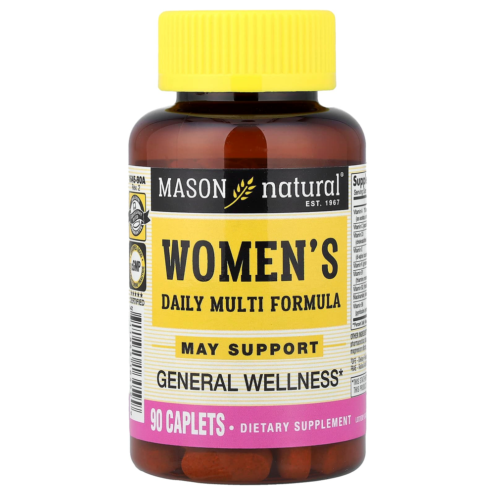 Mason Natural, Ежедневная формула для женщин, 90 капсуловидных таблеток