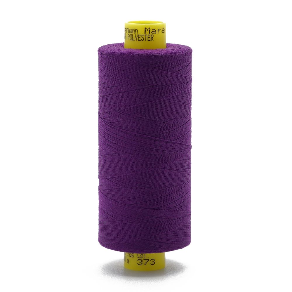 Нитка Gutermann Mara 150 (1000 метров), 1 кат., особо тонкая | 373 т.фиолетовый