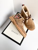 Новые замшевые ботинки Gucci, 30