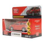 Модель ин. мет. "Honda CR-V" 12см, открыв. двери, красный в коробка CR-V-RD (Технопарк)