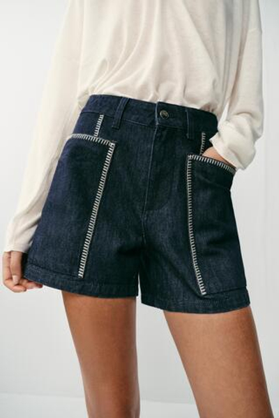 ШОРТЫ Z1975 С ВЫШИВКОЙ — ZARA