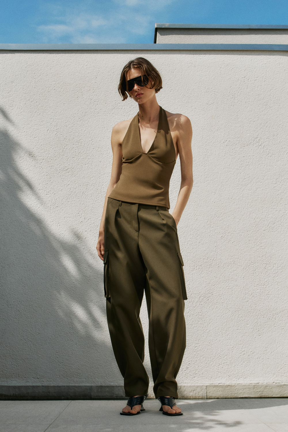 Топ из Ponte di Roma с бретелью через шею - H&M