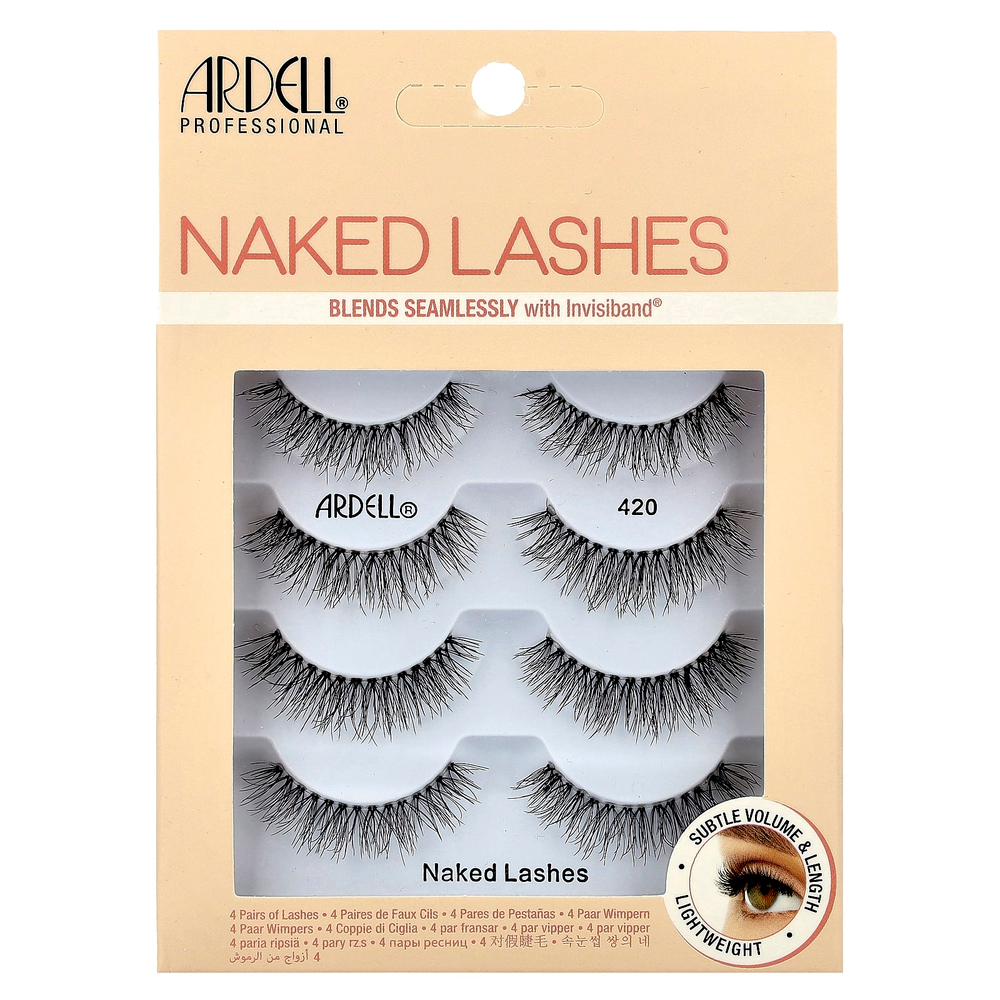 Ardell, Naked Lashes, 420`` 4 пары