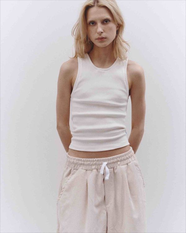 Брюки Velvet Baggy Pants Turtledove бежевые - фото 6