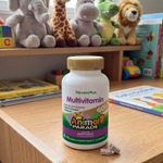 NaturesPlus, Animal Parade® Gold, жевательные мультивитамины для детей, со вкусом винограда, 120 таблеток в форме животных