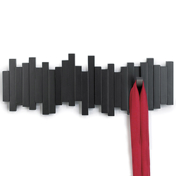 Вешалка настенная Sticks черная Umbra