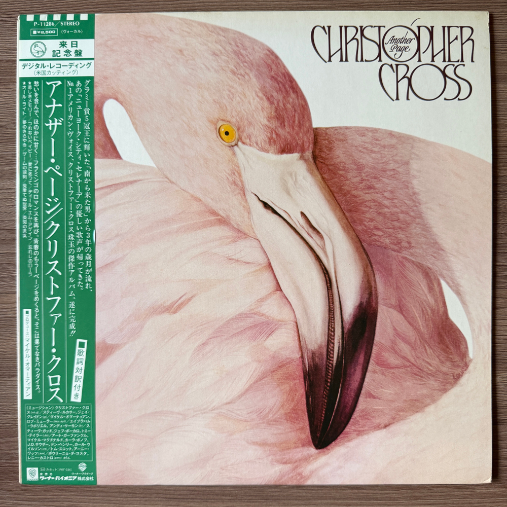 Виниловая пластинка Christopher Cross ‎– Another Page LP