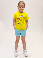 футболка для девочки 1-6 лет
